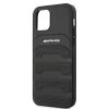 AMG AMHCP12SGSEBK iPhone 12 mini 5,4" fekete bőrtok Debossed Lines-3666339013929 6 kép