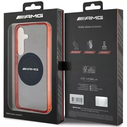 AMG Átlátszó Két Színű MagSafe tok Samsung Galaxy S24 - fekete-3666339246716 8 kép