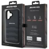 AMG Bőr Domborított Vonalak Fekete Logó iPhone 16 Tok - Fekete-3666339345686 8 kép