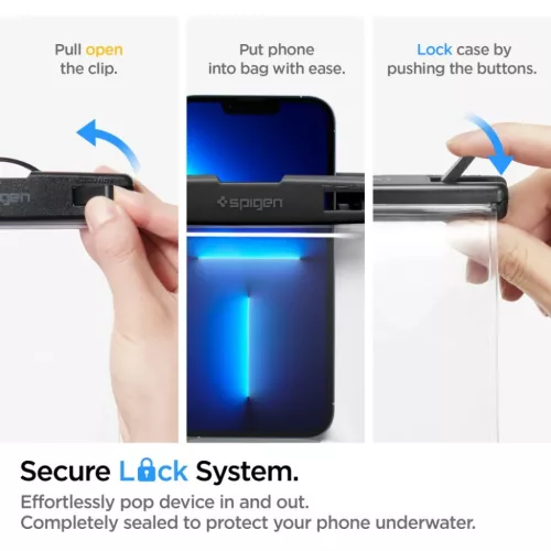 Spigen A601 vízálló univerzális  telefontok crystal clear-8809811860795 10 kép