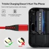 BeeGeek SMAN42-1M USB/USB-C(Type-C) 1m fekete töltő kábel- 4 kép
