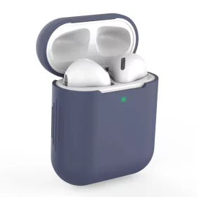 AirPods 1/2 szilikon tok éjkék- 1 kép