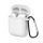 AirPods 1/2 szilikon tok karabinerrel fehér- 1 kép