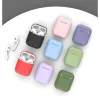 AirPods 1/2 szilikon tok piros- 3 kép