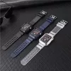 Apple Watch 4/5/6/7/8/SE (38/40/41mm) karbon mintás óraszíj és tok- 4 kép