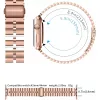 Apple Watch 4/5/6/7/8/SE/Ultra (42/44/45/49mm) fém női óraszíj fek- 3 kép