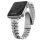 Apple Watch 4/5/6/7/8/9/SE/Ultra (42/44/45/49mm) fém női óraszíj e- 1 kép
