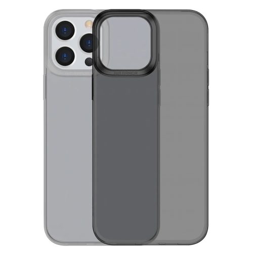 iPhone 13 Pro Baseus Simple Series Gel TPU tok fekete (ARAJ000401)-6932172601287 6 kép
