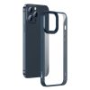 iPhone 13 Pro Max Baseus Crystal kemény tok TPU kerettel kék (ARJT00-6932172601508 12 kép