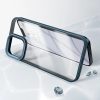 iPhone 13 Pro Max Baseus Crystal kemény tok TPU kerettel kék (ARJT00-6932172601508 3 kép