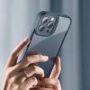 iPhone 13 Pro Max Baseus Crystal kemény tok TPU kerettel kék (ARJT00-6932172601508 6 kép