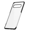 Baseus Shining átlátszó gél tok Samsung S10 fekete metál kerettel-6953156290174 3 kép