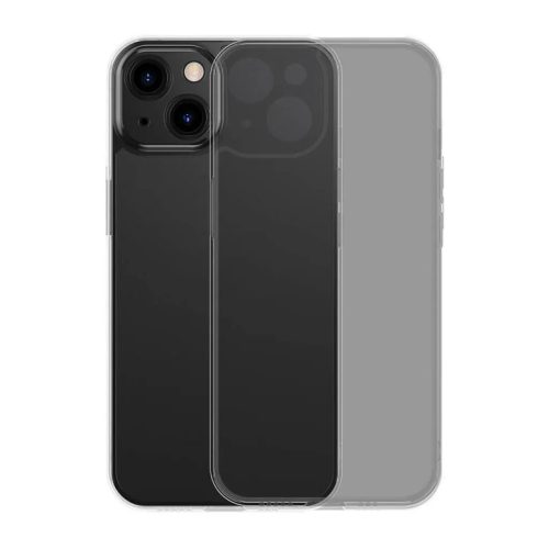 iPhone 13 Pro Baseus Matt üveg tok (áttetsző fekete) + kijelzővéd-6932172609276 1 kép