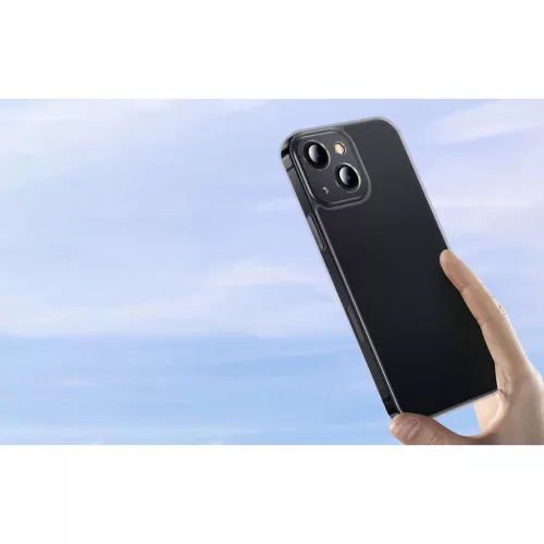 iPhone 13 Pro Baseus Matt üveg tok (áttetsző fekete) + kijelzővéd-6932172609276 7 kép