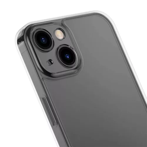 iPhone 13 Pro Baseus Matt üveg tok (áttetsző fekete) + kijelzővéd-6932172609276 9 kép