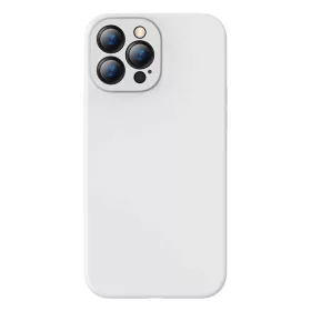 iPhone 13 Pro Baseus Liquid Gel rugalmas tok fehér (ARYT000402)-6932172601584 1 kép