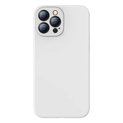 iPhone 13 Pro Baseus Liquid Gel rugalmas tok fehér (ARYT000402)-6932172601584 1 kép