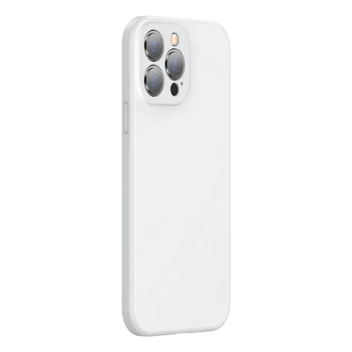 iPhone 13 Pro Baseus Liquid Gel rugalmas tok fehér (ARYT000402)-6932172601584 3 kép