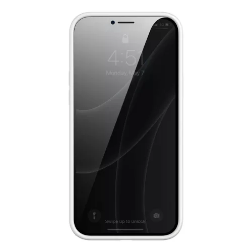 iPhone 13 Pro Baseus Liquid Gel rugalmas tok fehér (ARYT000402)-6932172601584 8 kép