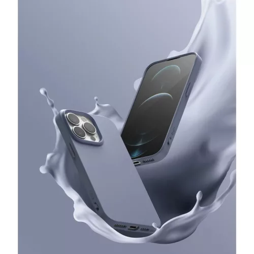 iPhone 13 Pro Max Ringke Air S Ultravékony TPU gél tok szürke (AS55-8809818843128 3 kép