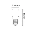 Asalite Sütő Izzó T25 E14 25W 2200K (140 lumen)-5999886547646 3 kép