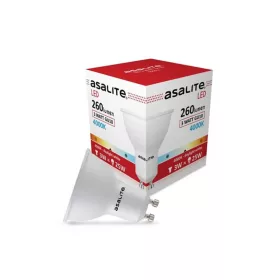 Asalite LED Izzó GU10 spot 3W 4000K (260 lumen)-5999886547752 1 kép