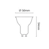 Asalite LED Izzó GU10 spot 3W 4000K (260 lumen)-5999886547752 4 kép