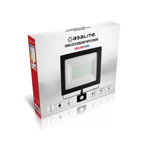 Asalite LED Reflektor Slim 100W 6500K (9000 lumen) + Mozgásérzékel�-5999565662608 5 kép