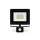 Asalite LED Reflektor Slim 10W 6500K (800 lumen) + Mozgásérzékelő Szenzor