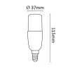 Asalite LED Izzó T37 stick E14 7W 3000K (600 lumen)-5999565663650 3 kép
