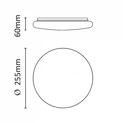 Asalite LED Mennyezeti Lámpa KATE 12W 3000K (1050 lumen) Kerek-5999565663872 4 kép