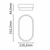 Asalite LED Cseppálló Lámpa IP54 15W 4000K (1200 lumen) Ovális-5999565664657 6 kép