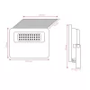 Asalite LED Napelemes Lámpa Slim 10W 4000K (1300 lumen)+Mozgásérzé-5999565665746 6 kép