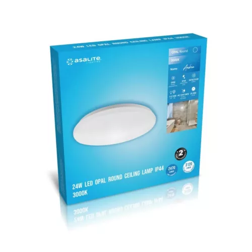 Asalite LED Mennyezeti Lámpa Andrea IP44 24W 3000K (2470 lumen) Kerek-5999565665869 4 kép