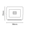 Asalite LED Fehér Reflektor Slim 10W 4500K (900 lumen)-5999565666019 5 kép