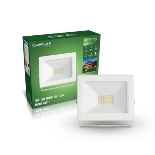 Asalite LED Fehér Reflektor Slim 20W 4500K (1800 lumen)-5999565666064 2 kép