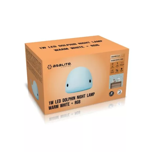 Asalite LED Éjjeli Lámpa Delfin 1W-5999565666347 6 kép