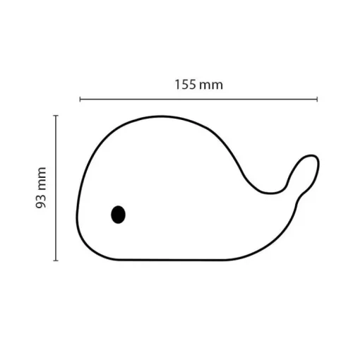 Asalite LED Éjjeli Lámpa Delfin 1W-5999565666347 8 kép