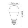 Asalite LED Izzó A65 gömb E27 18W 4000K (2000 lumen)-5999565666477 3 kép
