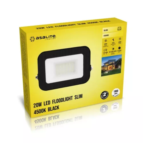 Asalite LED Reflektor Slim 20W 4500K (1800 lumen)-5999565666576 3 kép
