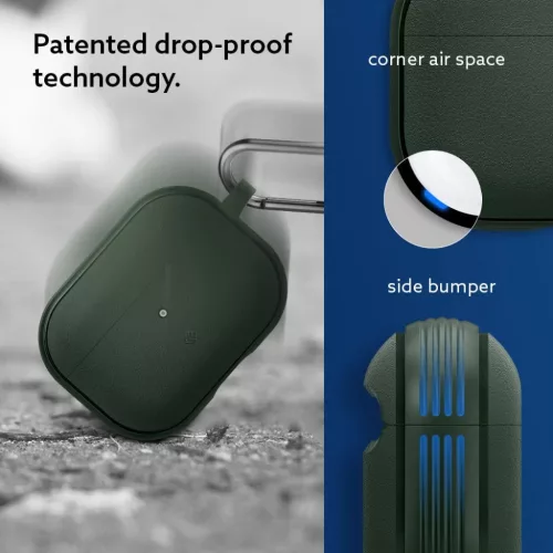 Airpods Pro 1 Caseology Vault tok Midnight green-819617026736 3 kép