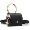 AirPods 3 Spigen Cyrill Mini Bag bőr tok fekete (ASD02158)-8809756640308 9 kép