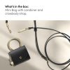 AirPods 3 Spigen Cyrill Mini Bag bőr tok fekete (ASD02158)-8809756640308 2 kép