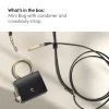 AirPods 3 Spigen Cyrill Mini Bag bőr tok fekete (ASD02158)-8809756640308 2 kép
