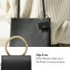AirPods 3 Spigen Cyrill Mini Bag bőr tok fekete (ASD02158)-8809756640308 6 kép