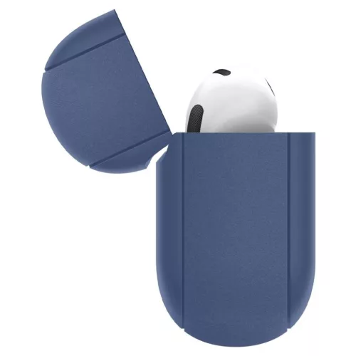 Apple Airpods 3 Spigen Silicone Fit tok sötétkék-8809756646850 2 kép