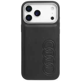    iPhone 17 Pro Max fekete Audi TT szintetikus bőr MagSafe tok