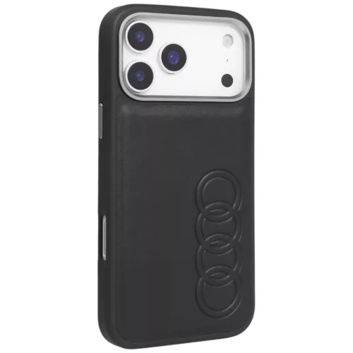 iPhone 17 Pro Max fekete Audi TT szintetikus bőr MagSafe tok-6955250228930 2 kép