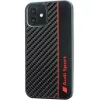  iPhone 11 / Xr 6.1" fekete/fekete Audi Carbon Fiber Stripe keménytok-6955250224864 2 kép