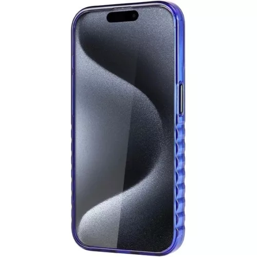  iPhone 15 Pro Max kék Audi IML MagSafe tok-6955250227186 5 kép
